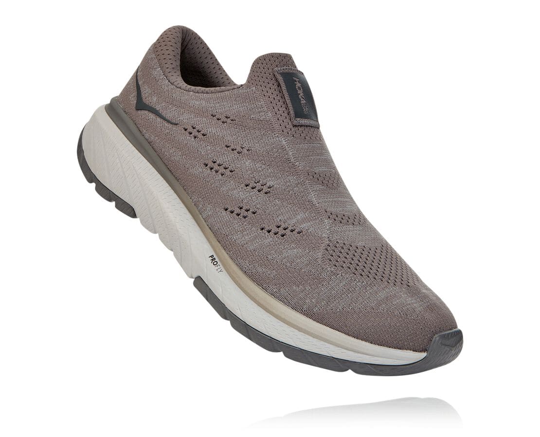 Hoka One One Cavu 3 Slip Férfi Edzőcipő Szürke [LVGUZ-3184]